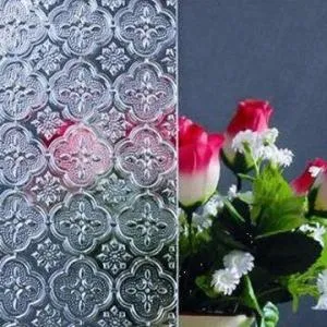 Glas mit Millennium-Muster, klares und farbiges Musterglas von China