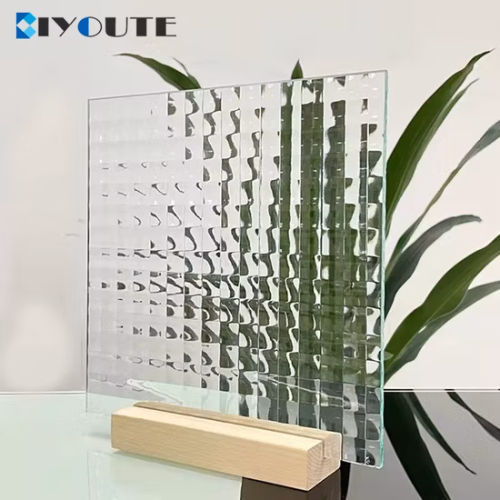 Kreuzförmiges, rohrförmiges Glas, besonders eisenarmes, gehärtetes, gehärtetes, laminiertes Muster, dekoratives Innenglas