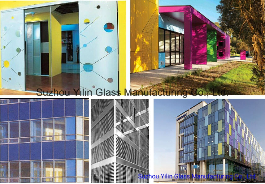 Tempered Glass Laminated Glass Double Glazed Enameled Glass Silk Screen Printing Glass Ceramic Fritted Glass