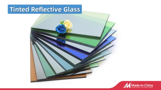 4 mm 5 mm getöntes Floatglas mit den Farben Grün, Blau, Grau, Bronze und Klar